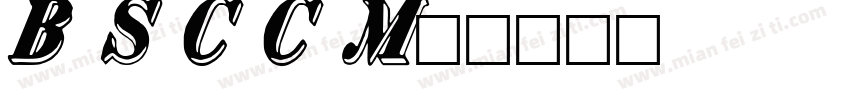 Bank Sans Caps Comp Med字体转换